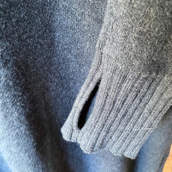 Lululemon Still Lotus Reversible Crew Neck Sweater Black Gray Womens - Picture 6 of 8